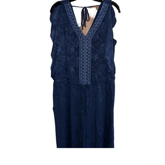 Ariat Blue Jumpsuit Sleevless VNeck Top Size Large - Picture 9 of 16